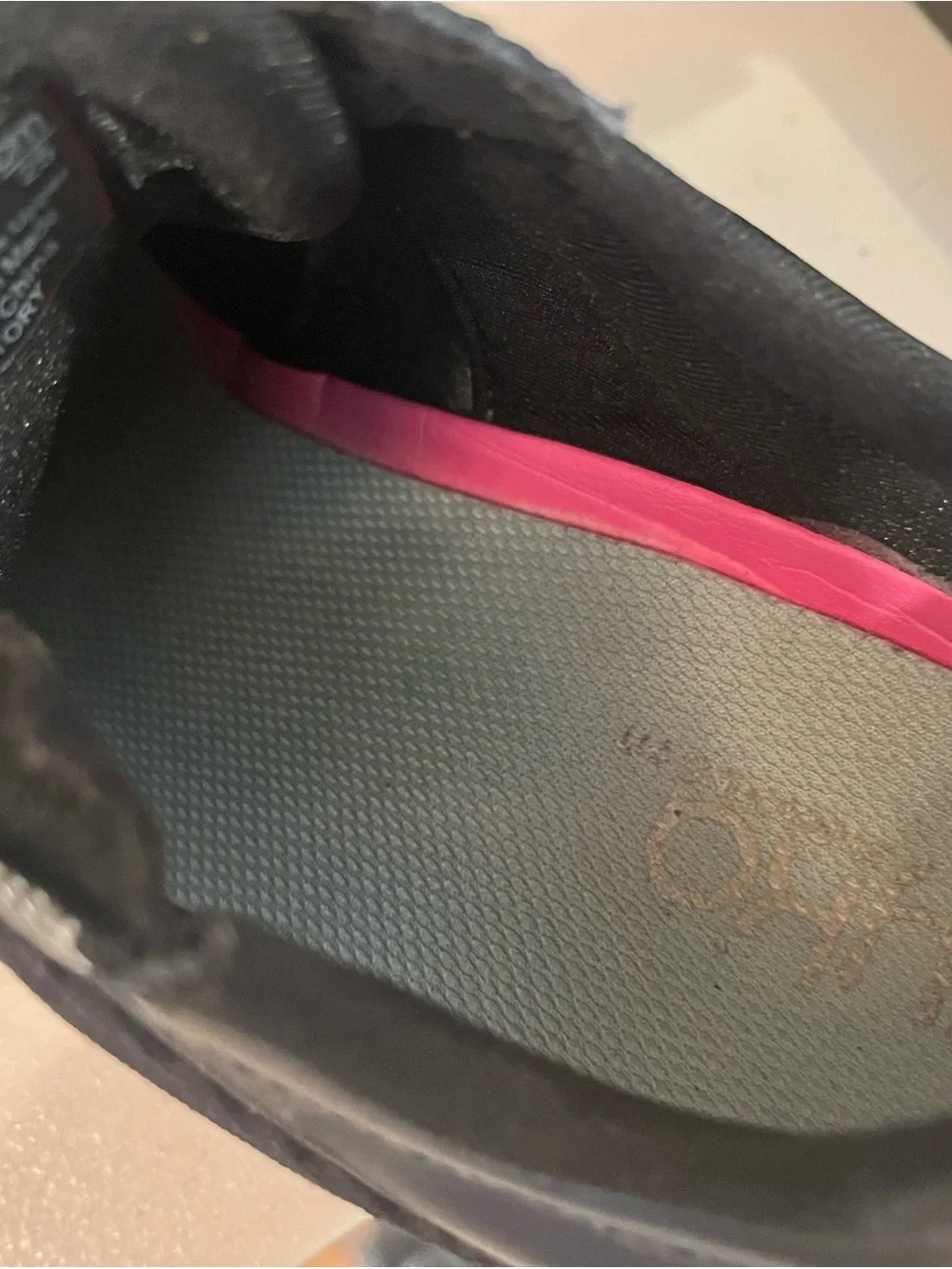 RYKA Victory Black Canvas Hidden Wedge Zip & Tie Sneaker Sz 9 Cute+Comfortable!